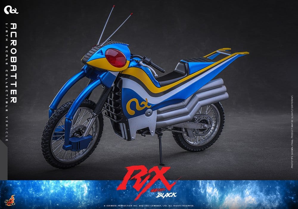 ACROBATTER VEHÍCULO 1/6 HOT TOYS KAMEN RIDER BLACK RX 38 CM