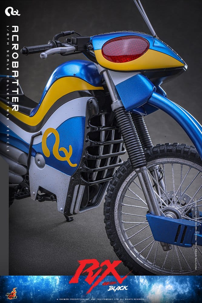 ACROBATTER VEHÍCULO 1/6 HOT TOYS KAMEN RIDER BLACK RX 38 CM