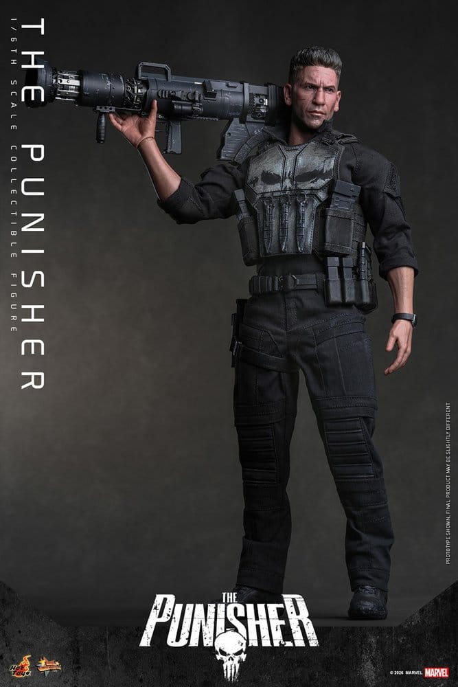 THE PUNISHER FIGURA 1/6 HOT TOYS MARVEL 31 CM