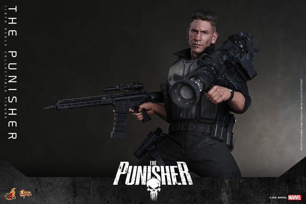 THE PUNISHER FIGURA 1/6 HOT TOYS MARVEL 31 CM