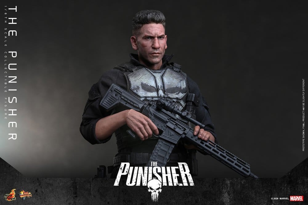 THE PUNISHER FIGURA 1/6 HOT TOYS MARVEL 31 CM