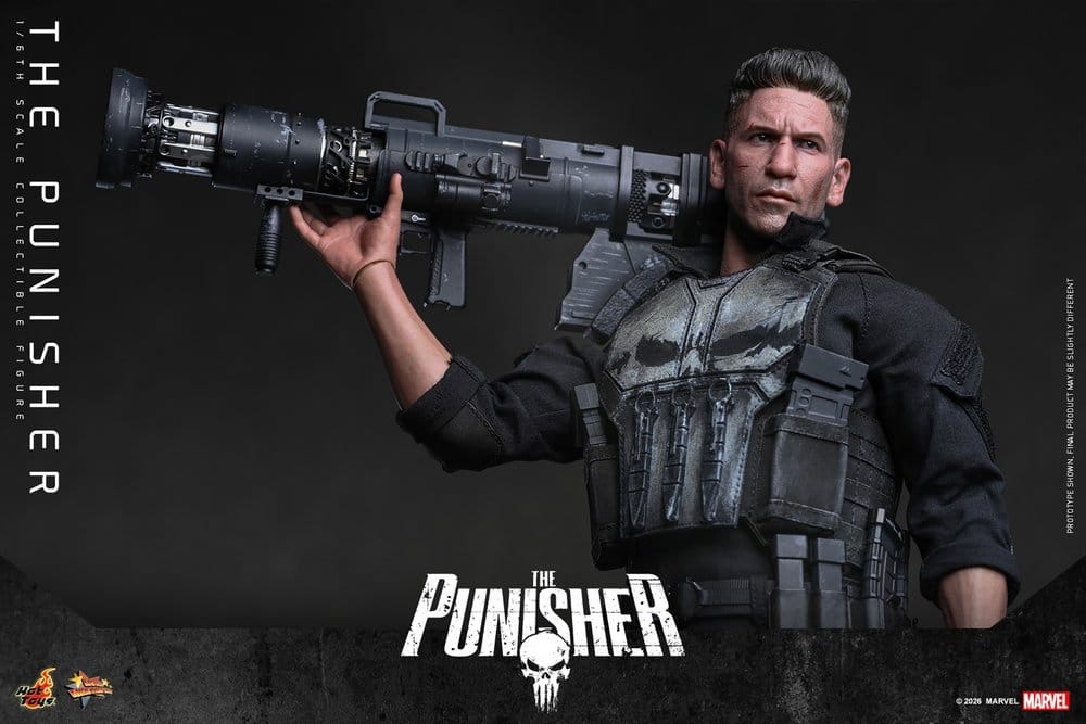 THE PUNISHER FIGURA 1/6 HOT TOYS MARVEL 31 CM