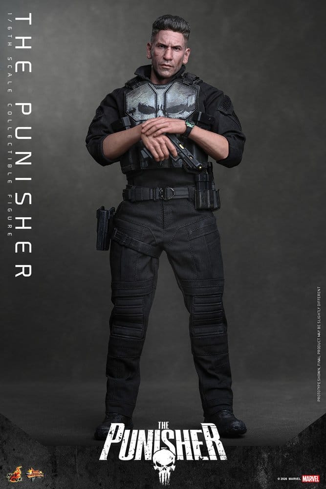 THE PUNISHER FIGURA 1/6 HOT TOYS MARVEL 31 CM