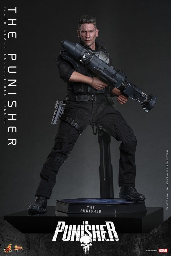 THE PUNISHER FIGURA 1/6 HOT TOYS MARVEL 31 CM