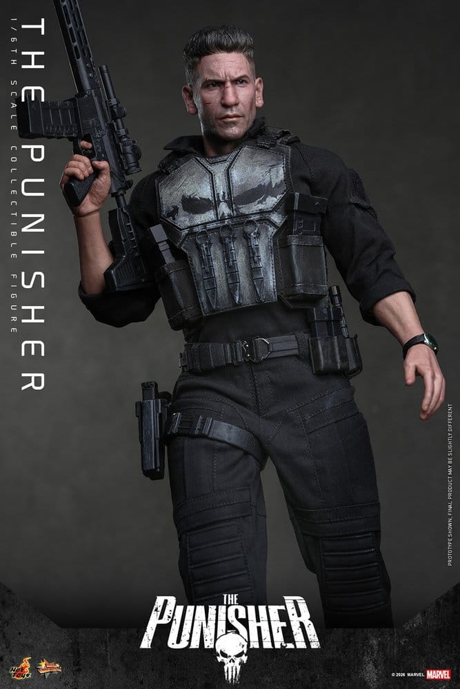 THE PUNISHER FIGURA 1/6 HOT TOYS MARVEL 31 CM