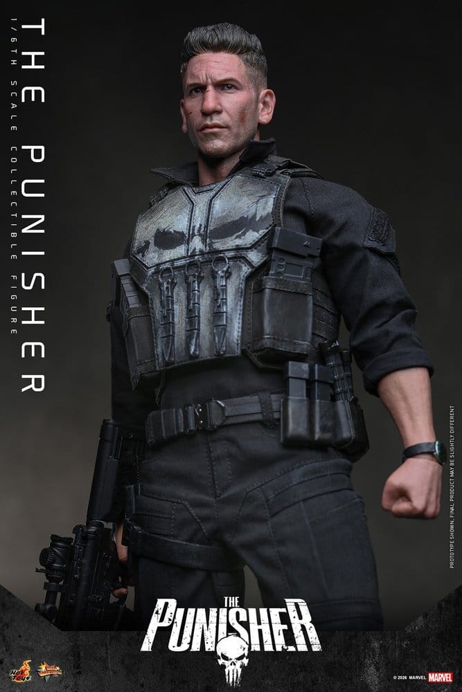 THE PUNISHER FIGURA 1/6 HOT TOYS MARVEL 31 CM