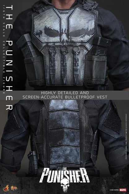 THE PUNISHER FIGURA 1/6 HOT TOYS MARVEL 31 CM
