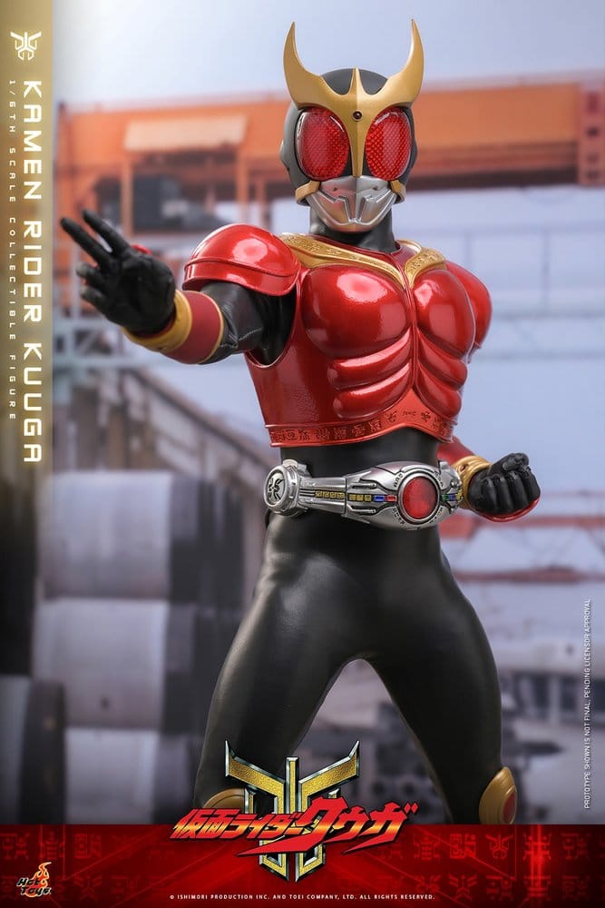 KUUGA FIGURA 1/6 HOT TOYS KAMEN RIDER 31 CM