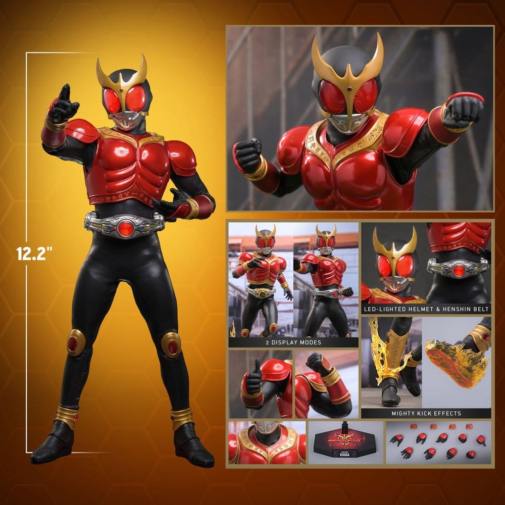 KUUGA FIGURA 1/6 HOT TOYS KAMEN RIDER 31 CM