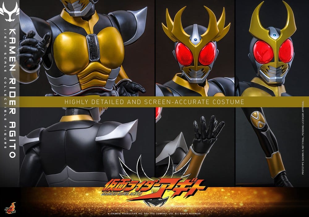 AGITO FIGURA 1/6 HOT TOYS KAMEN RIDER AGITO 31 CM
