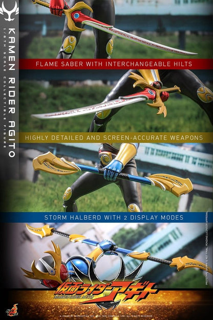 AGITO FIGURA 1/6 HOT TOYS KAMEN RIDER AGITO 31 CM