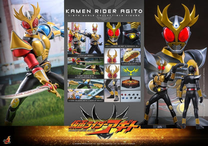 AGITO FIGURA 1/6 HOT TOYS KAMEN RIDER AGITO 31 CM