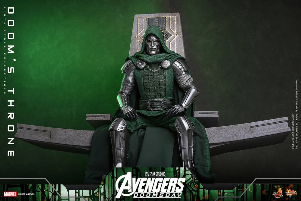 DOOM'S THRONE ACCESORIO HOT TOYS AVENGERS: DOOMSDAY 1/6 33 CM