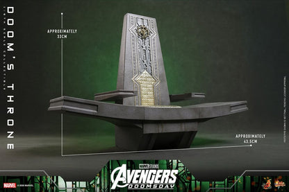 DOOM'S THRONE ACCESORIO HOT TOYS AVENGERS: DOOMSDAY 1/6 33 CM