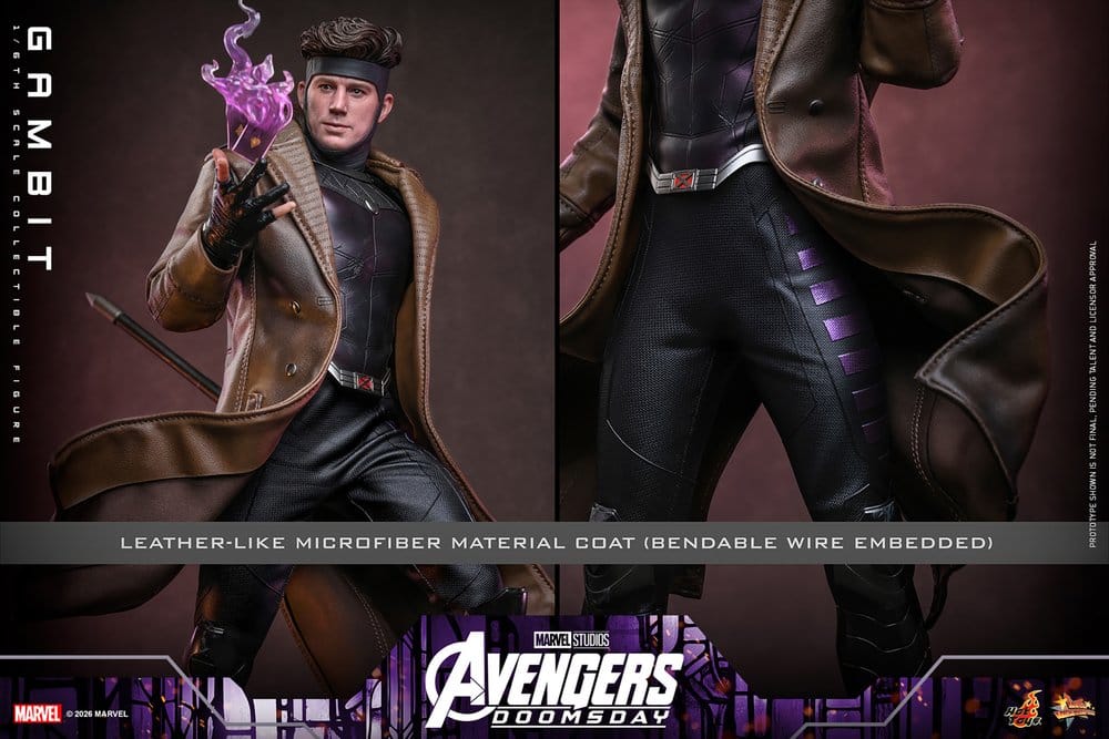 GAMBIT HOT TOYS AVENGERS: DOOMSDAY FIGURA 1/6 31 CM