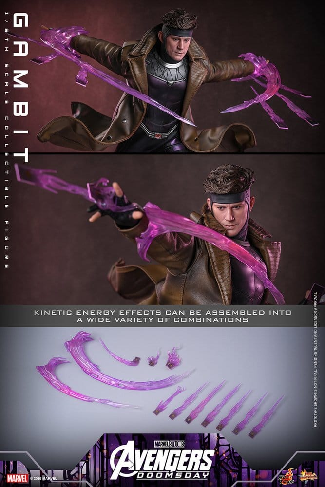 GAMBIT HOT TOYS AVENGERS: DOOMSDAY FIGURA 1/6 31 CM
