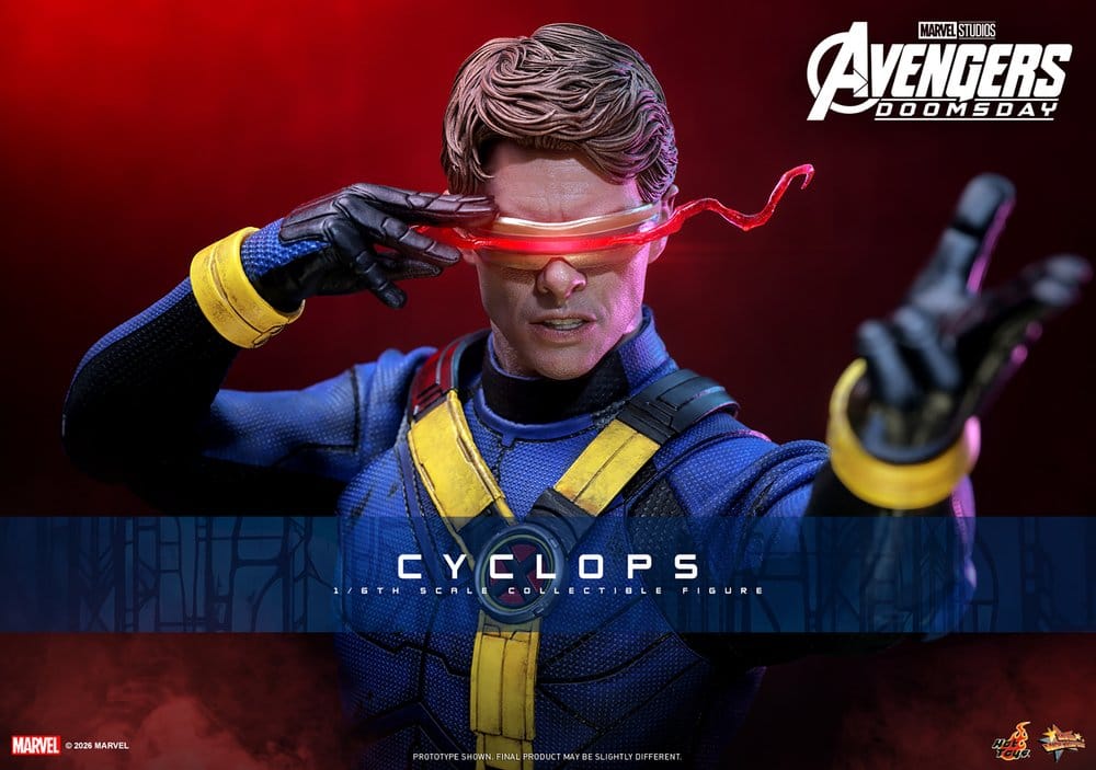 CYCLOPS FIGURA HOT TOYS AVENGERS: DOOMSDAY 1/6 30 CM