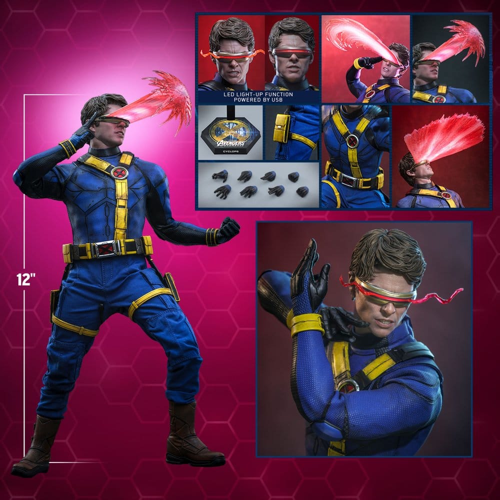 CYCLOPS FIGURA HOT TOYS AVENGERS: DOOMSDAY 1/6 30 CM