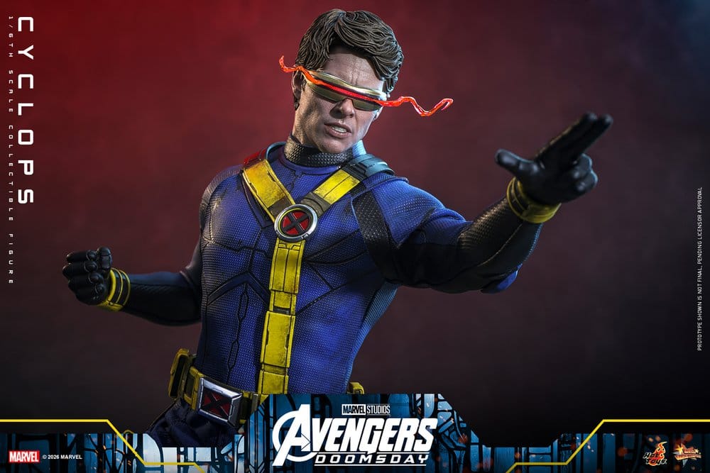CYCLOPS FIGURA HOT TOYS AVENGERS: DOOMSDAY 1/6 30 CM