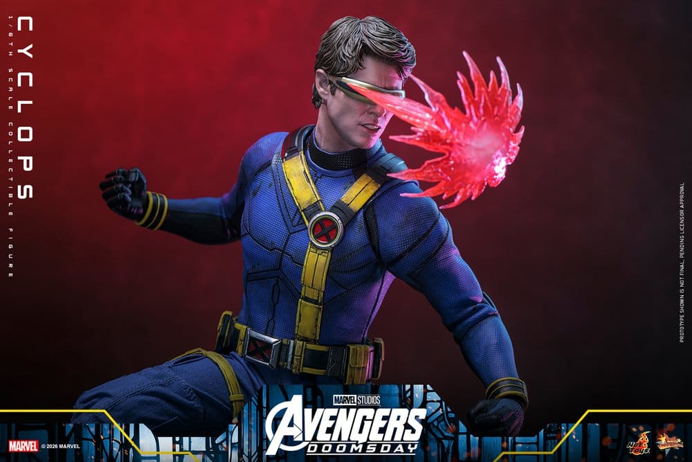 CYCLOPS FIGURA HOT TOYS AVENGERS: DOOMSDAY 1/6 30 CM