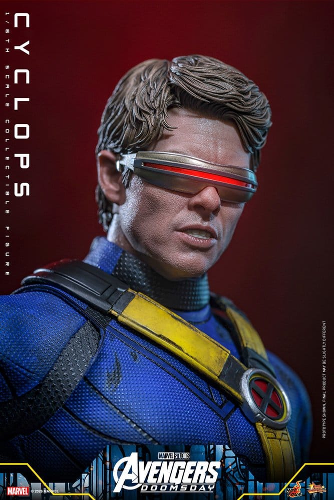 CYCLOPS FIGURA HOT TOYS AVENGERS: DOOMSDAY 1/6 30 CM