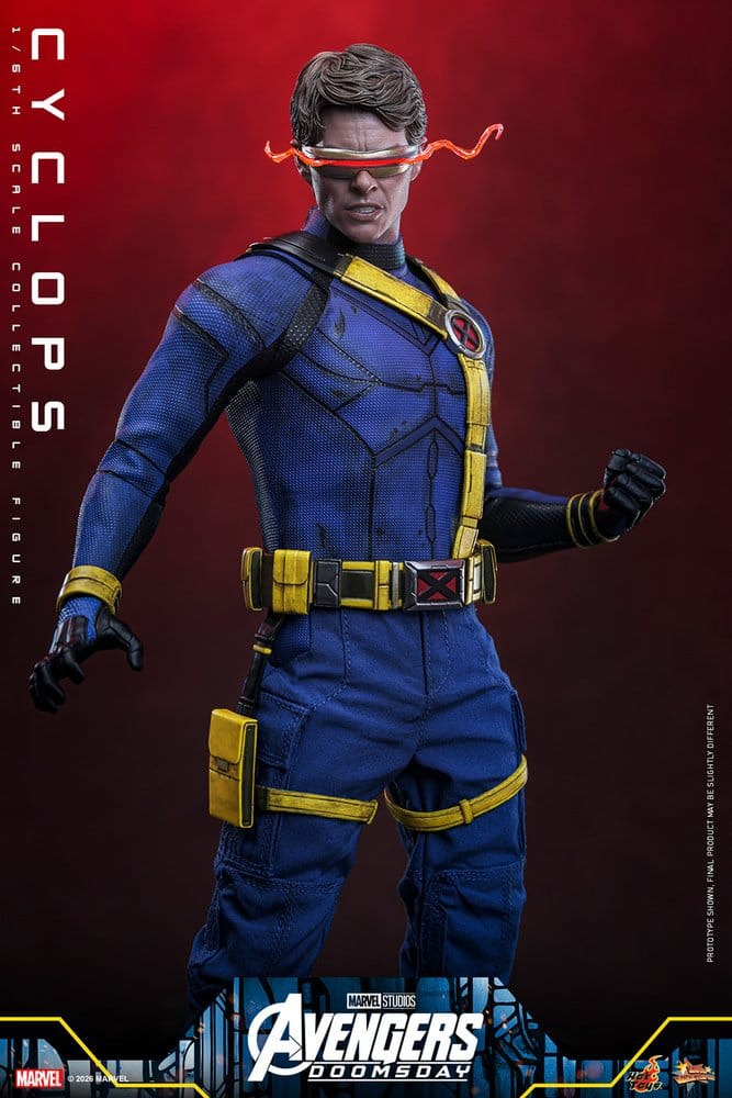 CYCLOPS FIGURA HOT TOYS AVENGERS: DOOMSDAY 1/6 30 CM