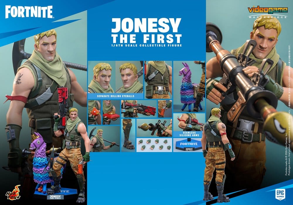 JONESY THE FIRST FORTNITE HOT TOYS FIGURA 1/6 32CM
