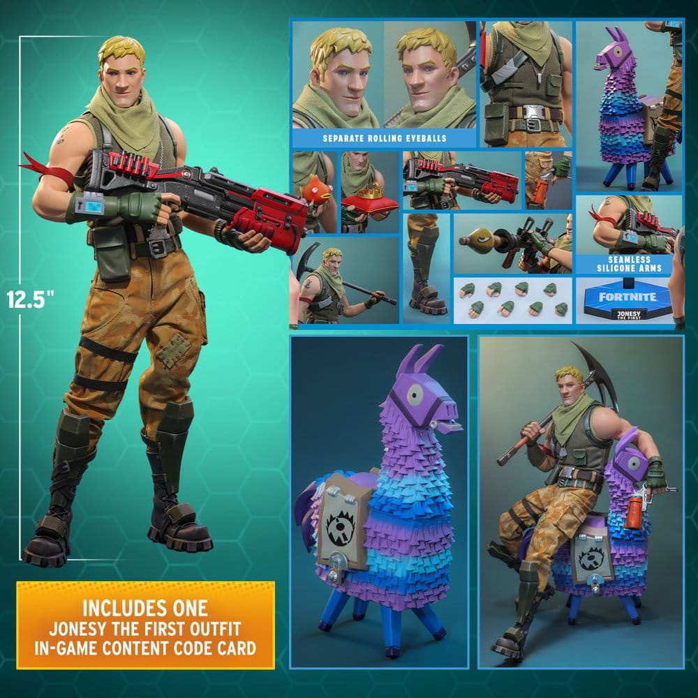 JONESY THE FIRST FORTNITE HOT TOYS FIGURA 1/6 32CM