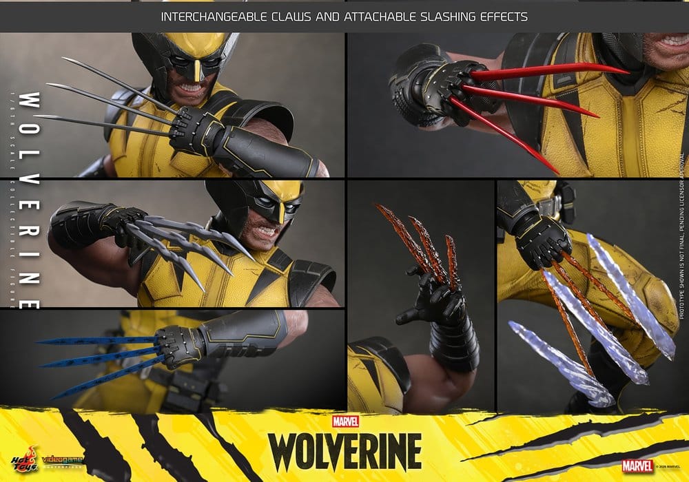 WOLVERINE MARVEL'S WOLVERINE HOT TOYS VGM 1/6 29 CM