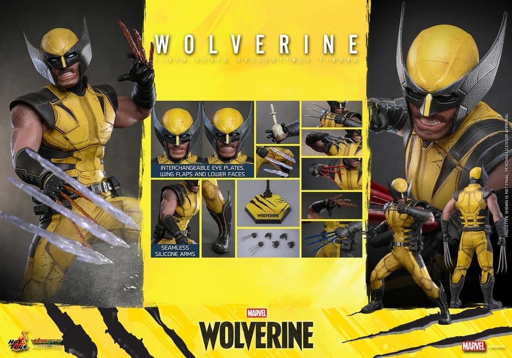 WOLVERINE MARVEL'S WOLVERINE HOT TOYS VGM 1/6 29 CM