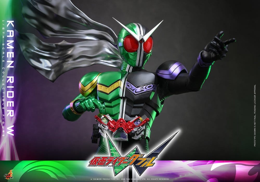 KAMEN RIDER W CYCLONE JOKER TELEVISION MASTERPIECE 1/6 31 CM HOT TOYS