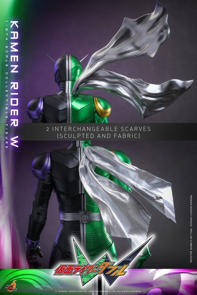 KAMEN RIDER W CYCLONE JOKER TELEVISION MASTERPIECE 1/6 31 CM HOT TOYS