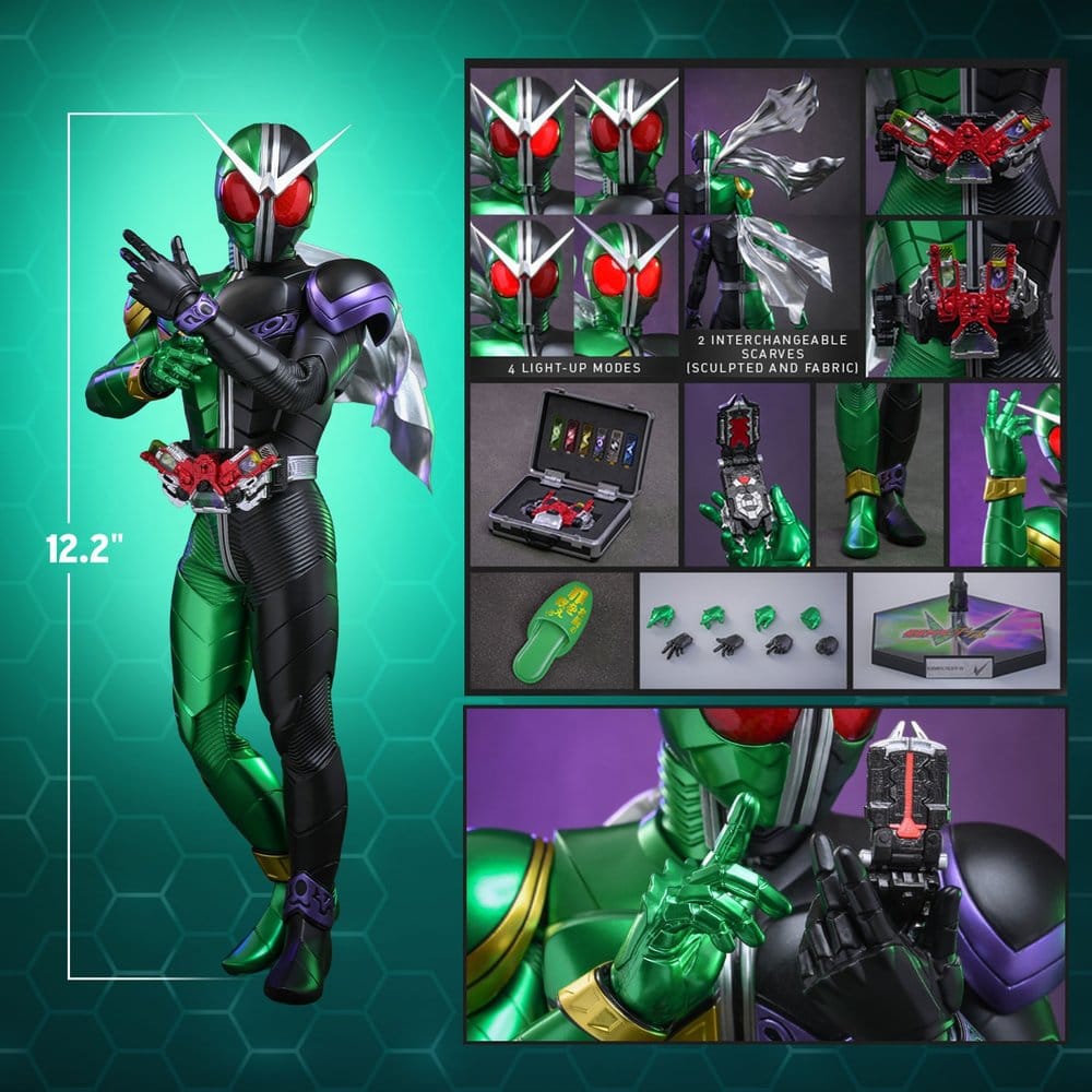KAMEN RIDER W CYCLONE JOKER TELEVISION MASTERPIECE 1/6 31 CM HOT TOYS
