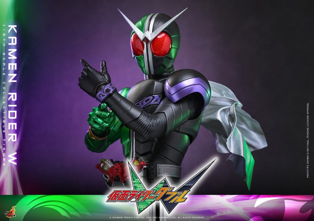 KAMEN RIDER W CYCLONE JOKER TELEVISION MASTERPIECE 1/6 31 CM HOT TOYS