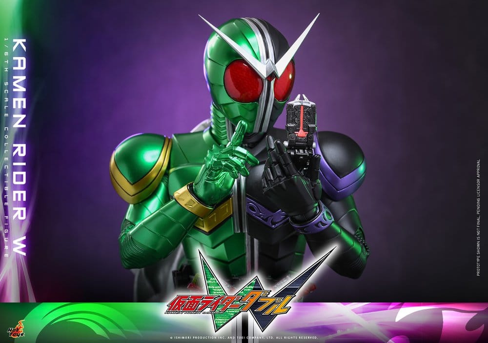KAMEN RIDER W CYCLONE JOKER TELEVISION MASTERPIECE 1/6 31 CM HOT TOYS