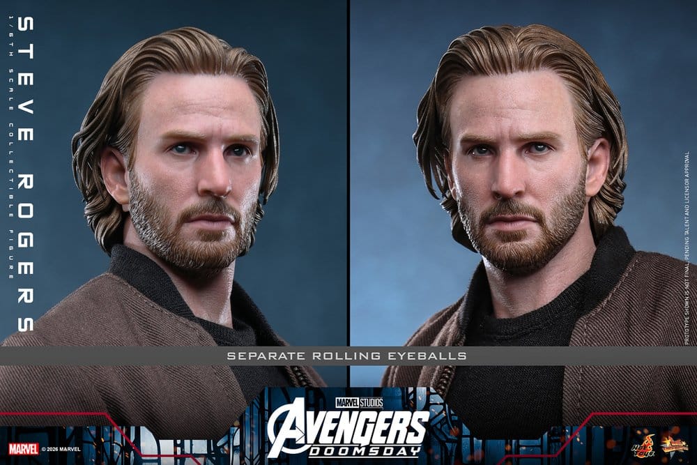 STEVE ROGERS AVENGERS DOOMSDAY DELUXE VERSION 1/6 31 CM HOT TOYS