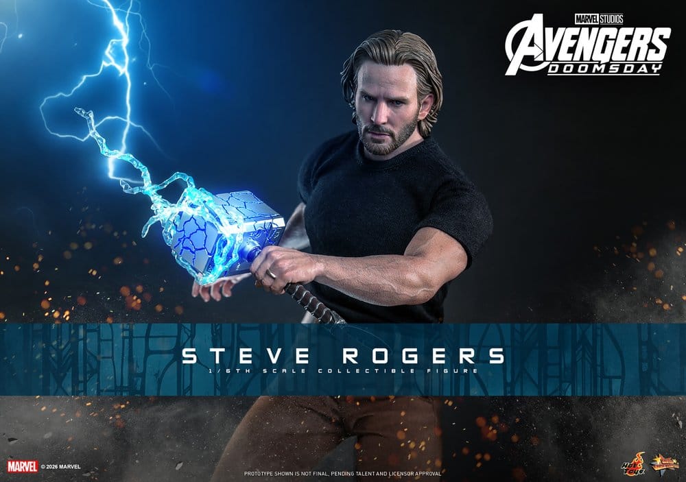 STEVE ROGERS AVENGERS DOOMSDAY MOVIE MASTERPIECE 1/6 31 CM HOT TOYS