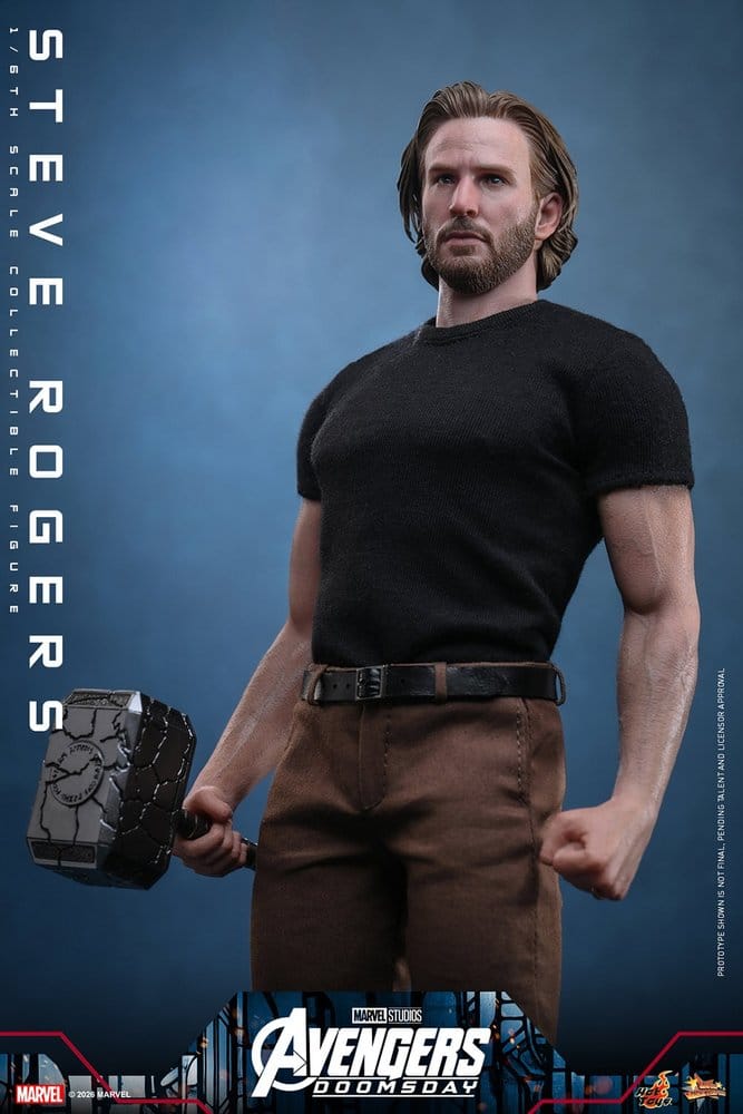 STEVE ROGERS AVENGERS DOOMSDAY MOVIE MASTERPIECE 1/6 31 CM HOT TOYS