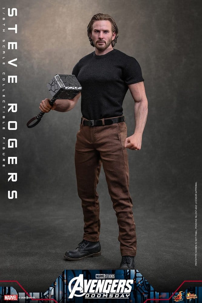 STEVE ROGERS AVENGERS DOOMSDAY MOVIE MASTERPIECE 1/6 31 CM HOT TOYS