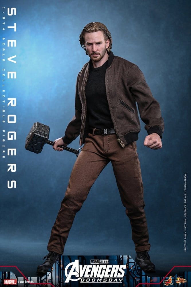 STEVE ROGERS AVENGERS DOOMSDAY MOVIE MASTERPIECE 1/6 31 CM HOT TOYS