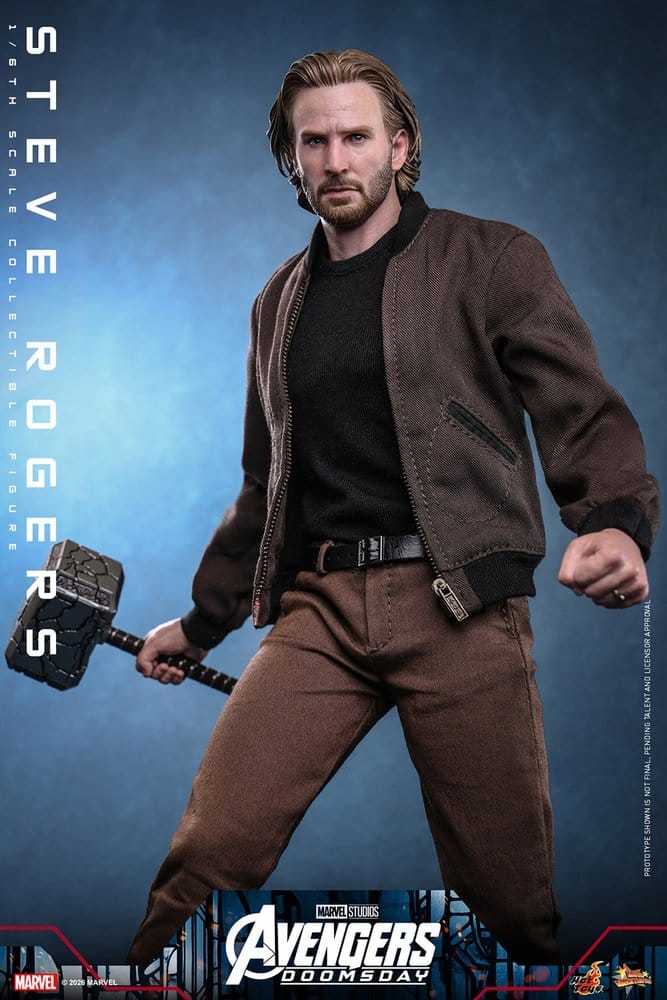 STEVE ROGERS AVENGERS DOOMSDAY MOVIE MASTERPIECE 1/6 31 CM HOT TOYS