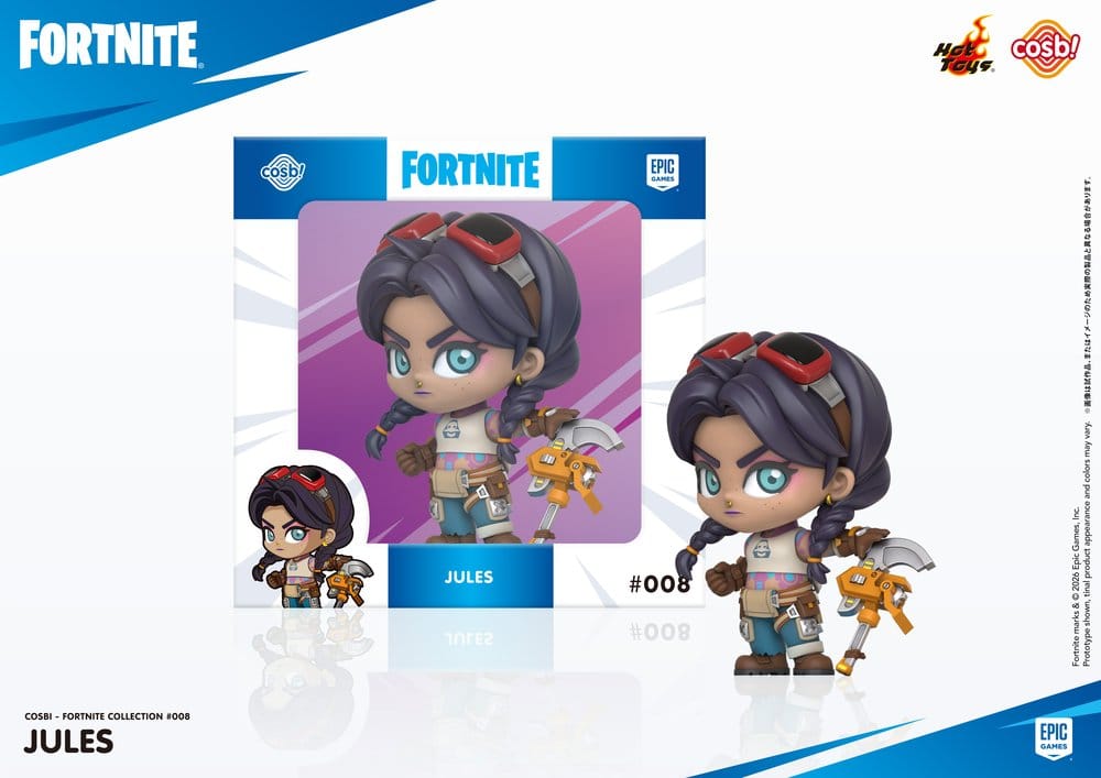 JULES FORTNITE MINIFIGURA COSBI HOT TOYS 8CM