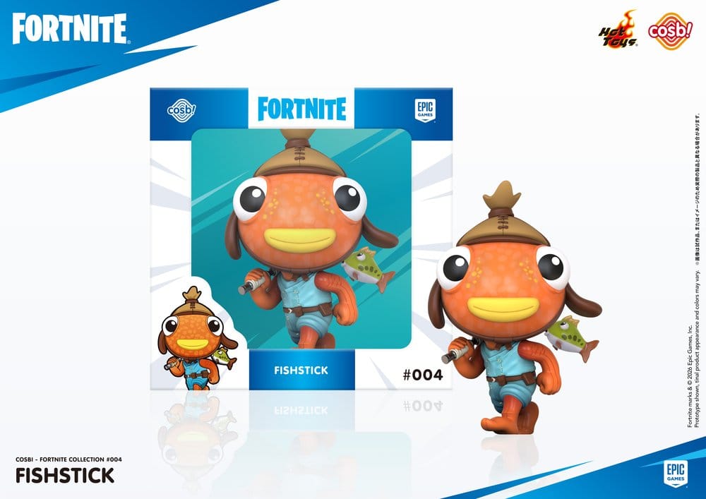 FISHSTICK FORTNITE MINIFIGURA COSBI HOT TOYS 8CM