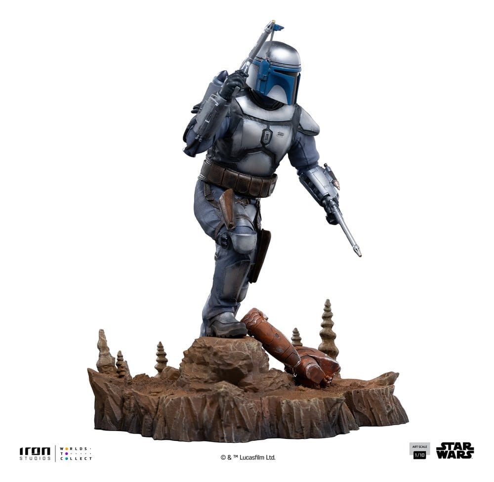 JANGO FETT STAR WARS ART SCALE 1/10 21 CM IRON STUDIOS