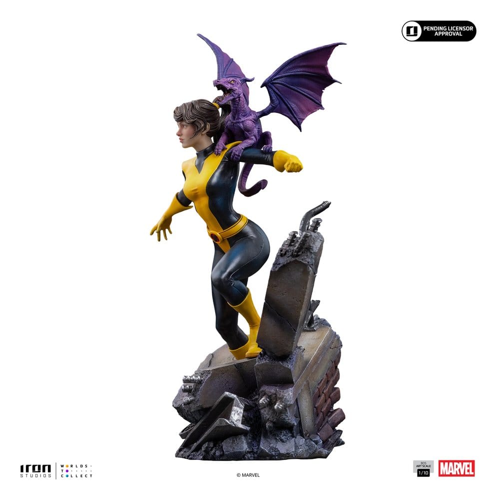 KITTY PRYDE & LOCKHEED X-MEN COMICS BDS ART SCALE 1/10 24 CM IRON STUDIOS