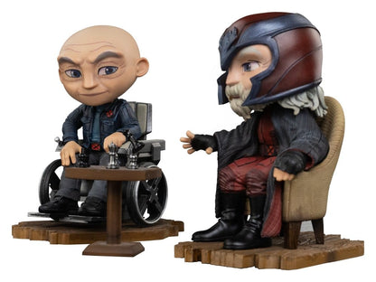 PROFESOR X Y MAGNETO AVENGERS DOOMSDAY MINICO IRON STUDIOS
