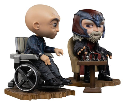 PROFESOR X Y MAGNETO AVENGERS DOOMSDAY MINICO IRON STUDIOS