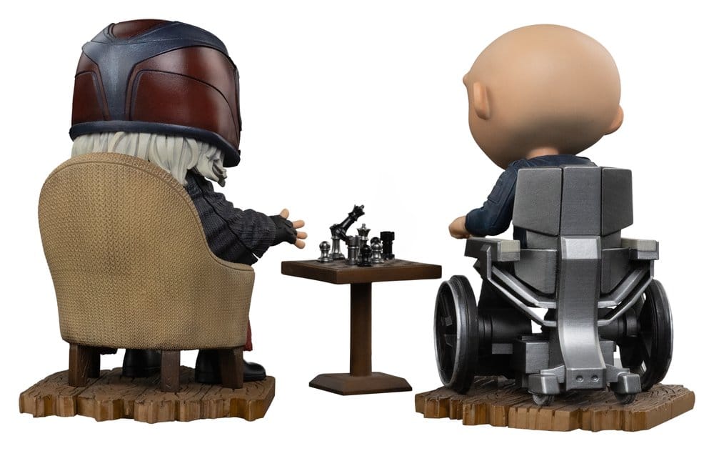 PROFESOR X Y MAGNETO AVENGERS DOOMSDAY MINICO IRON STUDIOS