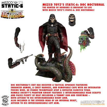 DOC NOCTURNAL RUMBLE SOCIETY ESTATUA 1/6 STATIC-6 38 CM MEZCO TOYZ