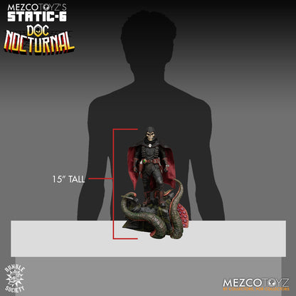DOC NOCTURNAL RUMBLE SOCIETY ESTATUA 1/6 STATIC-6 38 CM MEZCO TOYZ